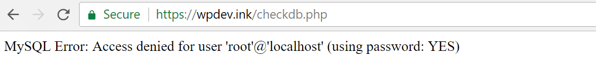MySQL错误：访问被拒绝