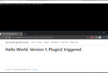 从零开始实现ASP.NET Core MVC的插件式开发(七) – 近期问题汇总及部分问题解决方案 – LamondLu – 博客园